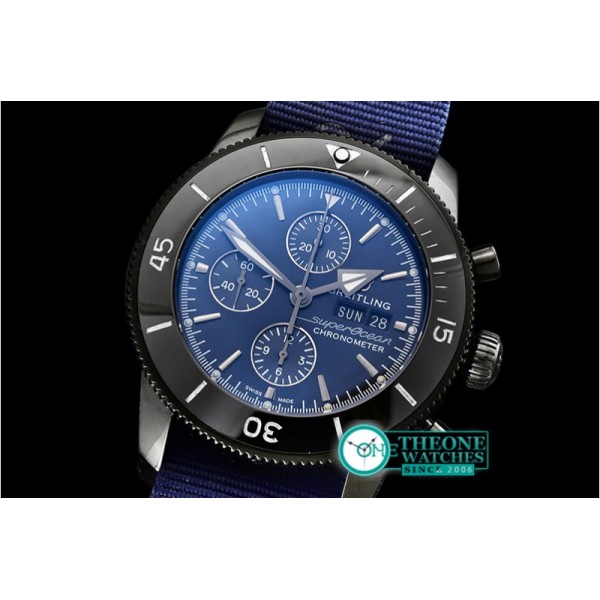 Breitling  - SuperOcean Heritage II Chrono PVD/NY Blue ANF A7750