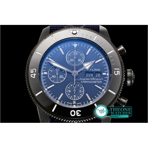 Breitling  - SuperOcean Heritage II Chrono PVD/NY Blue ANF A7750