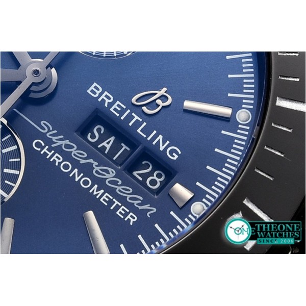Breitling  - SuperOcean Heritage II Chrono PVD/NY Blue ANF A7750