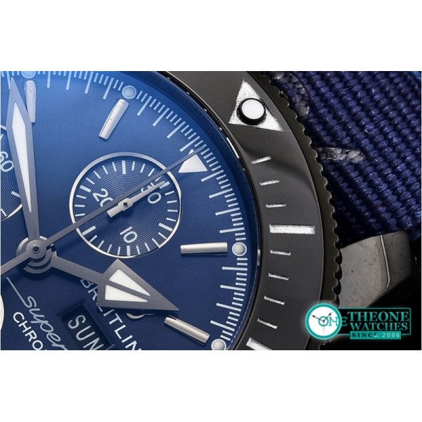 Breitling  - SuperOcean Heritage II Chrono PVD/NY Blue ANF A7750