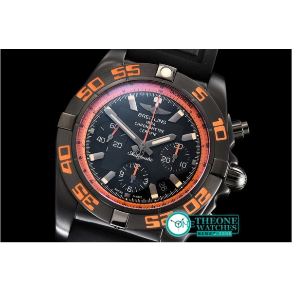 Breitling - Chronomat B01 Raven DLC/RU Blk/Stk/Org GF A7750 Mod