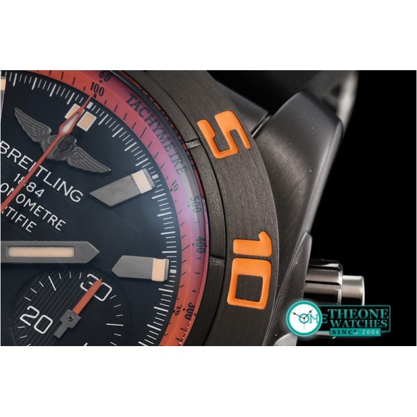 Breitling - Chronomat B01 Raven DLC/RU Blk/Stk/Org GF A7750 Mod