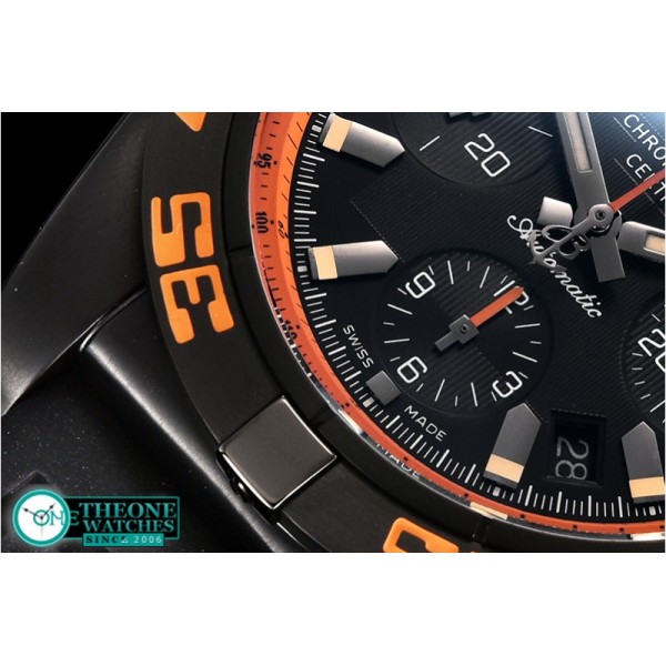 Breitling - Chronomat B01 Raven DLC/RU Blk/Stk/Org GF A7750 Mod