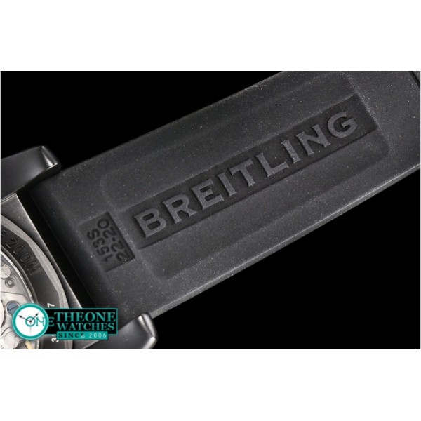 Breitling - Chronomat B01 Raven DLC/RU Blk/Stk/Org GF A7750 Mod