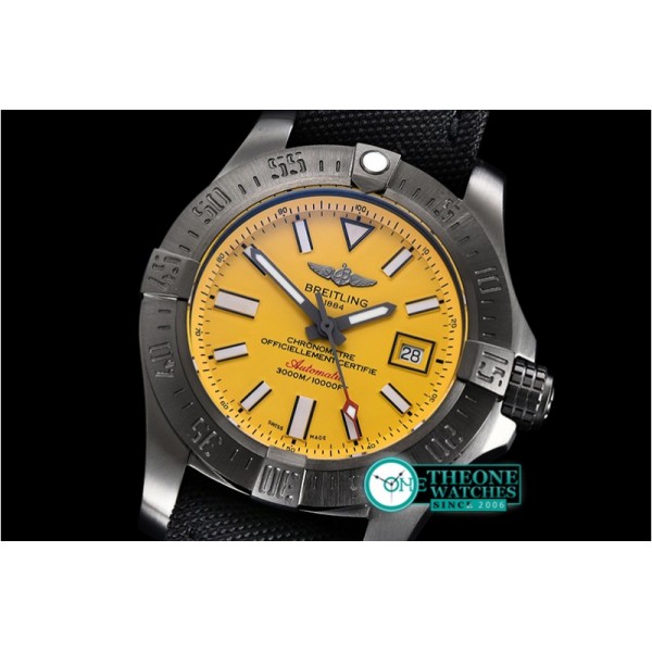 Breitling - Avenger II Seawolf DLC/NY Yellow Stk GF V2 Asia 2836