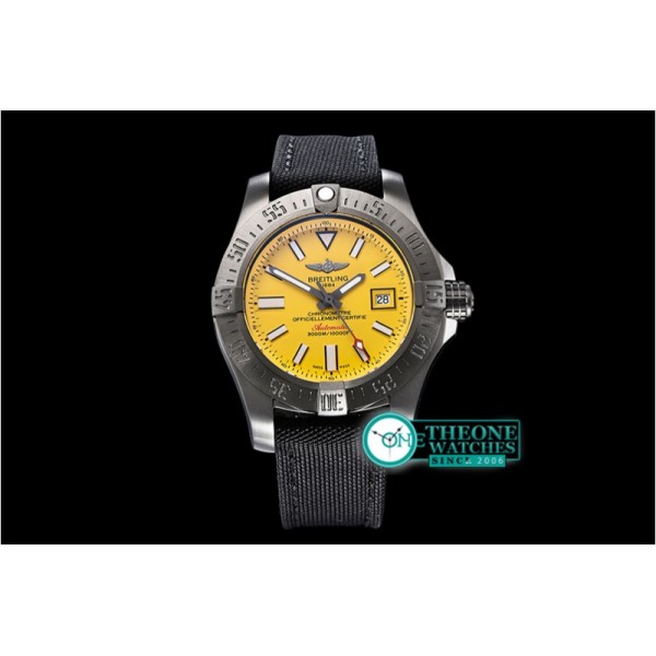 Breitling - Avenger II Seawolf DLC/NY Yellow Stk GF V2 Asia 2836