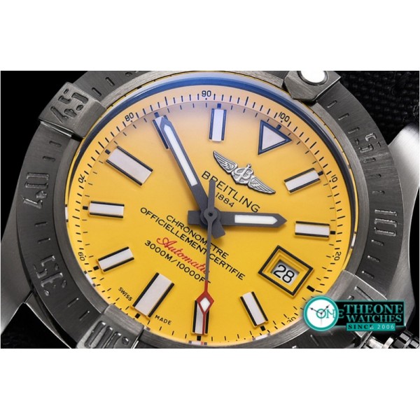 Breitling - Avenger II Seawolf DLC/NY Yellow Stk GF V2 Asia 2836