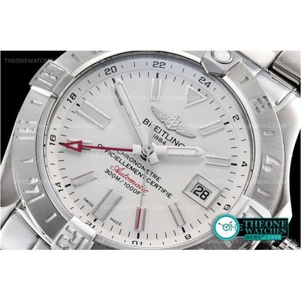 Breitling - Avenger II GMT A3239011 SS/SS White GF V2 A2836