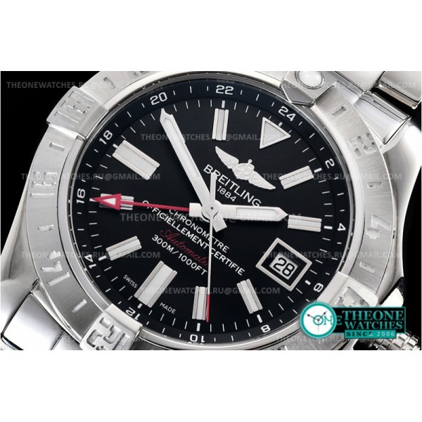 Breitling - Avenger II GMT A3239011 SS/SS Black GF V2 A2836