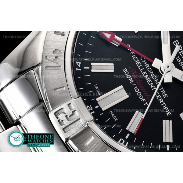 Breitling - Avenger II GMT A3239011 SS/SS Black GF V2 A2836