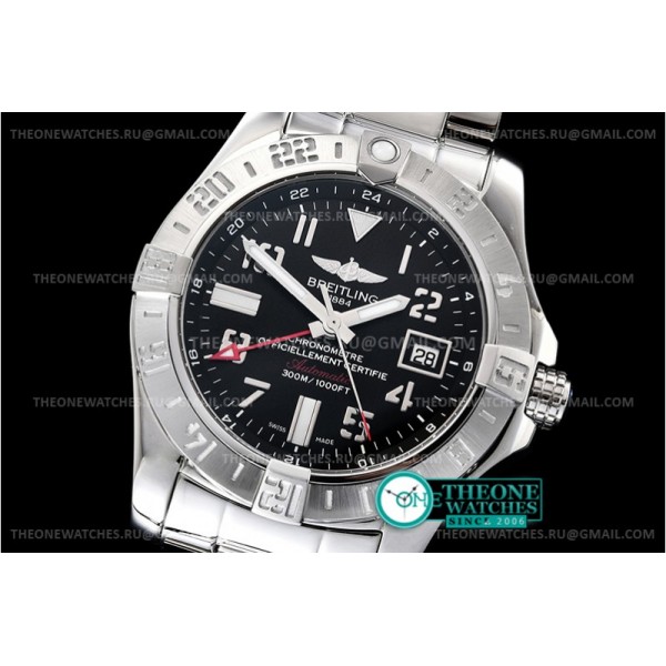 Breitling - Avenger II GMT A3239011 SS/SS Blk/Num GF V2 A2836