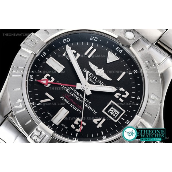 Breitling - Avenger II GMT A3239011 SS/SS Blk/Num GF V2 A2836