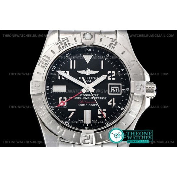 Breitling - Avenger II GMT A3239011 SS/SS Blk/Num GF V2 A2836