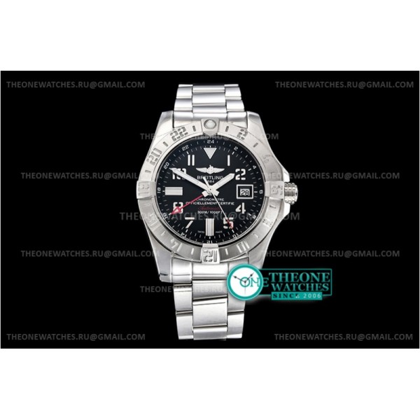 Breitling - Avenger II GMT A3239011 SS/SS Blk/Num GF V2 A2836