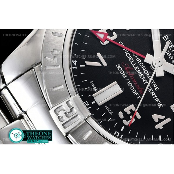 Breitling - Avenger II GMT A3239011 SS/SS Blk/Num GF V2 A2836