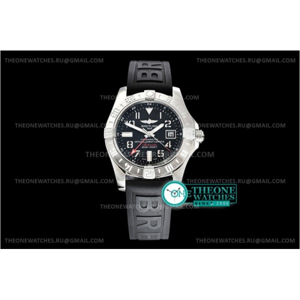 Breitling - Avenger II GMT A3239011 SS/RU Black GF V2 A2836