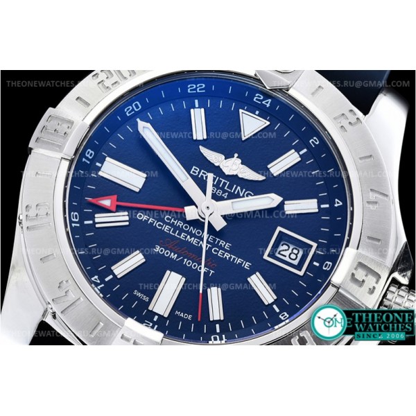 Breitling - Avenger II GMT A3239011 SS/RU Blue GF V2 A2836