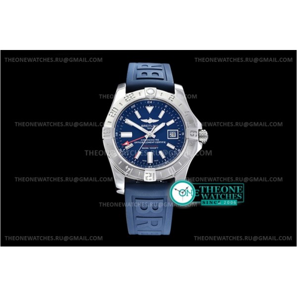 Breitling - Avenger II GMT A3239011 SS/RU Blue GF V2 A2836