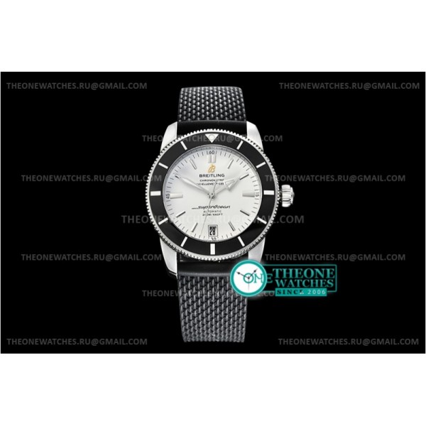 Breitling - Superocean Heritage II 42mm Blk SS/RU Wht GF V2 A2824