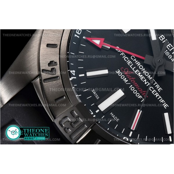 Breitling - Avenger II GMT BlackSteel DLC/TI/NY Black GF V2 A2836