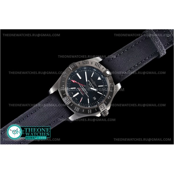 Breitling - Avenger II GMT BlackSteel DLC/TI/RU Black GF V2 A2836