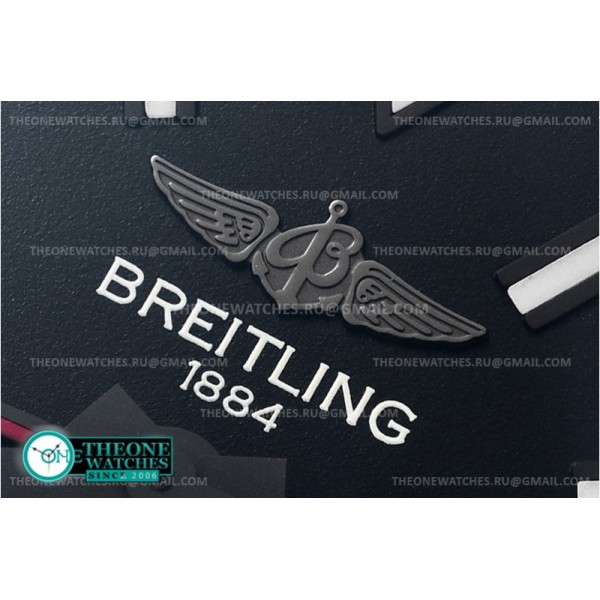 Breitling - Avenger II GMT BlackSteel DLC/TI/RU Black GF V2 A2836