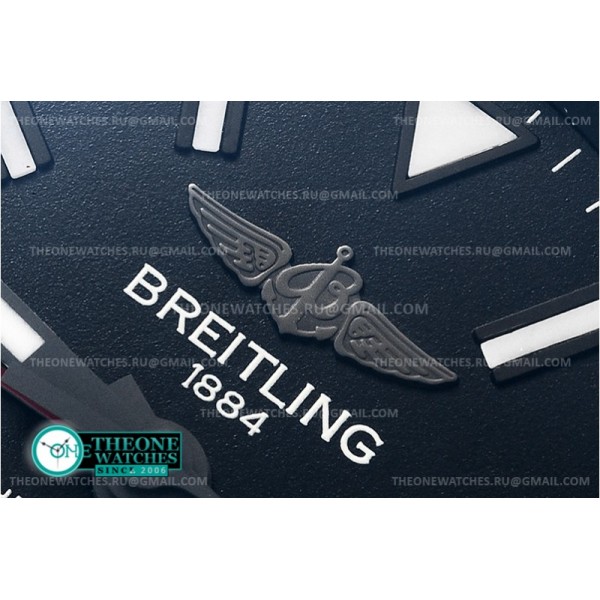 Breitling - Avenger II GMT BlackSteel DLC/TI/RU Black GF V2 A2836