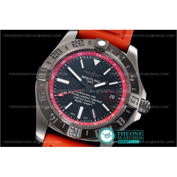 Breitling - Avenger II GMT BlackSteel DLC/TI/RRU Black GF V2 A2836