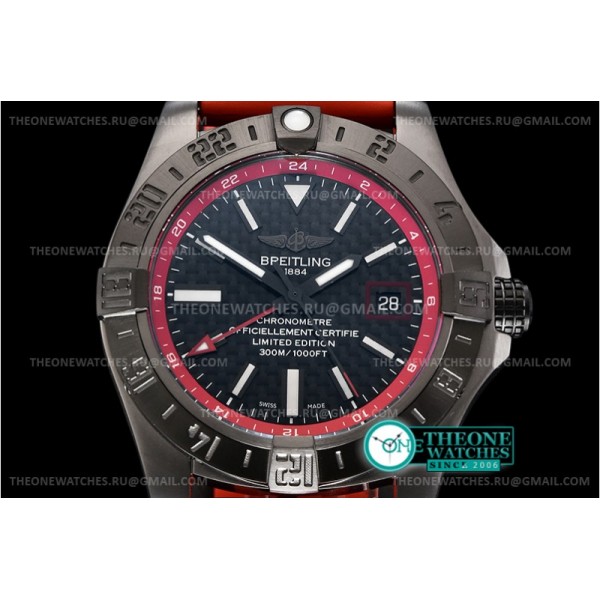 Breitling - Avenger II GMT BlackSteel DLC/TI/RRU Black GF V2 A2836