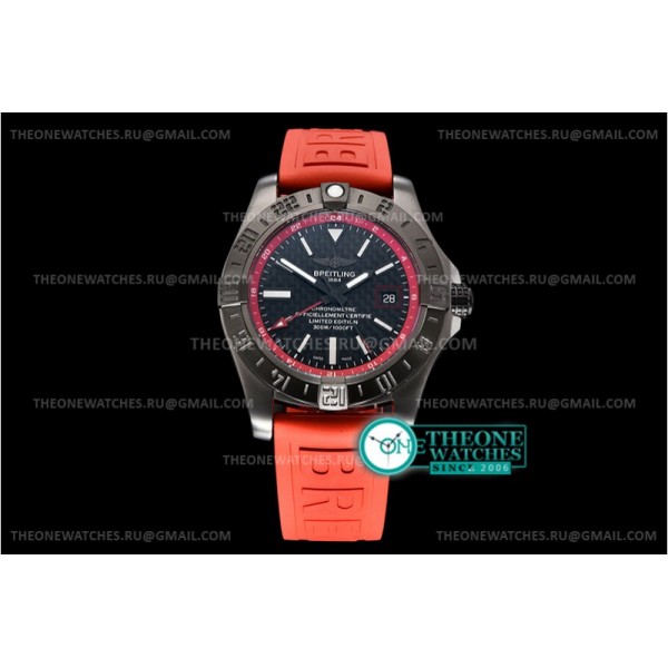 Breitling - Avenger II GMT BlackSteel DLC/TI/RRU Black GF V2 A2836