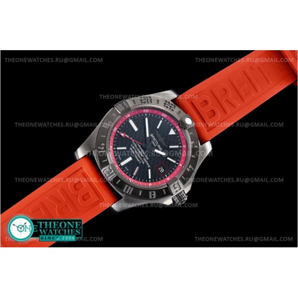 Breitling - Avenger II GMT BlackSteel DLC/TI/RRU Black GF V2 A2836