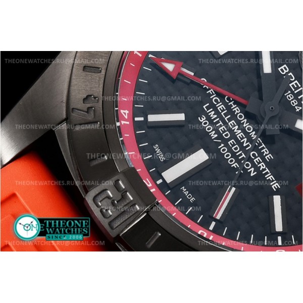 Breitling - Avenger II GMT BlackSteel DLC/TI/RRU Black GF V2 A2836