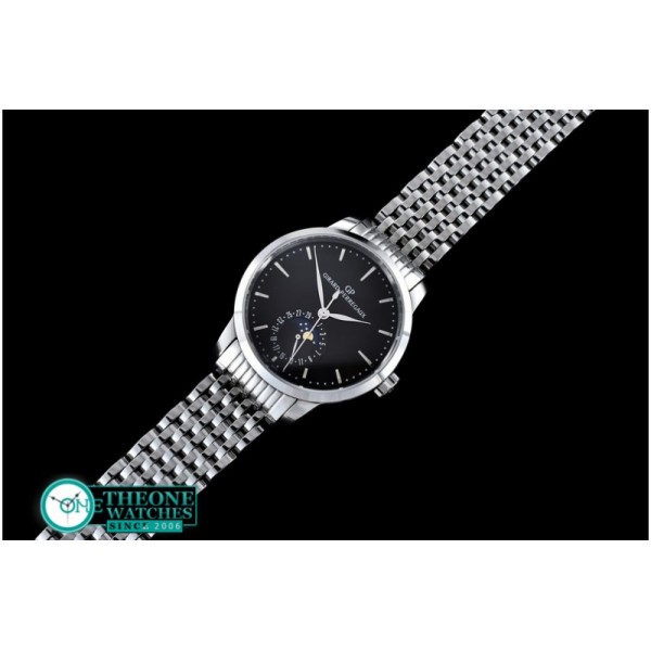 GIRARD-PERREGAUX - 1966 Full Calendar SS/SS Black M-9015