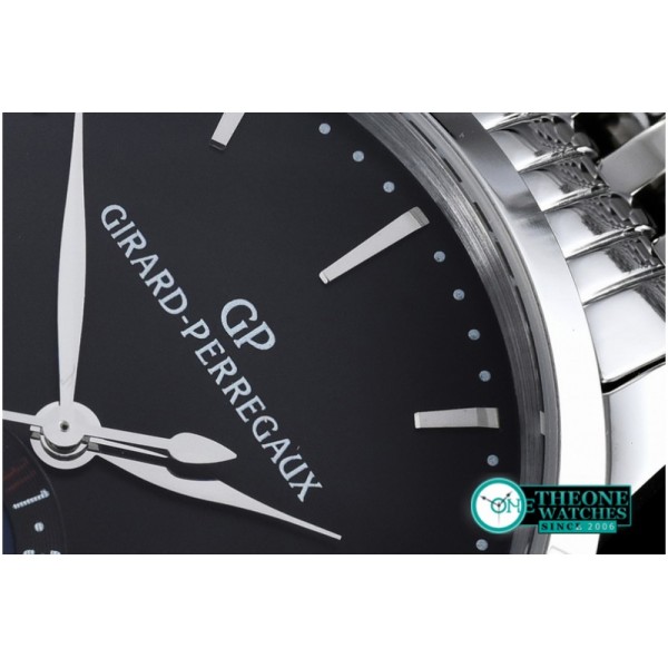 GIRARD-PERREGAUX - 1966 Full Calendar SS/SS Black M-9015