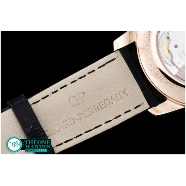 GIRARD-PERREGAUX -1966 Date-Moonphase RG/LE Black M-9015