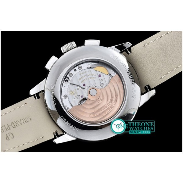 GIRARD-PERREGAUX - 1966 Dual Time SS/LE White Asia 23J Mod