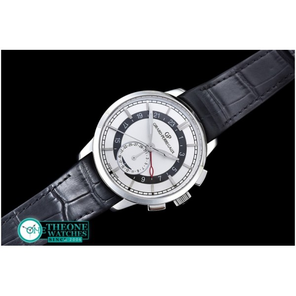 GIRARD-PERREGAUX - 1966 Dual Time SS/LE White Asia 23J Mod