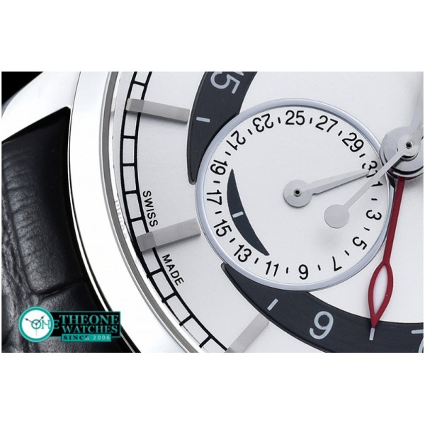 GIRARD-PERREGAUX - 1966 Dual Time SS/LE White Asia 23J Mod