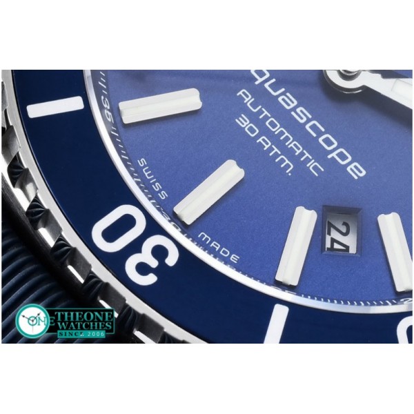 Jeanrichard - Aquascope SS/RU Blue M-9015