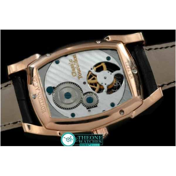 PARMIGIANI FLEURIER - Forma XL Hebdomadarie Tourbillon RG/LE Blk Tourbillon