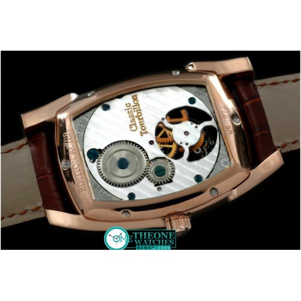 PARMIGIANI FLEURIER - Forma XL Hebdomadarie Tourbillon RG/LE Wht Tourbillon