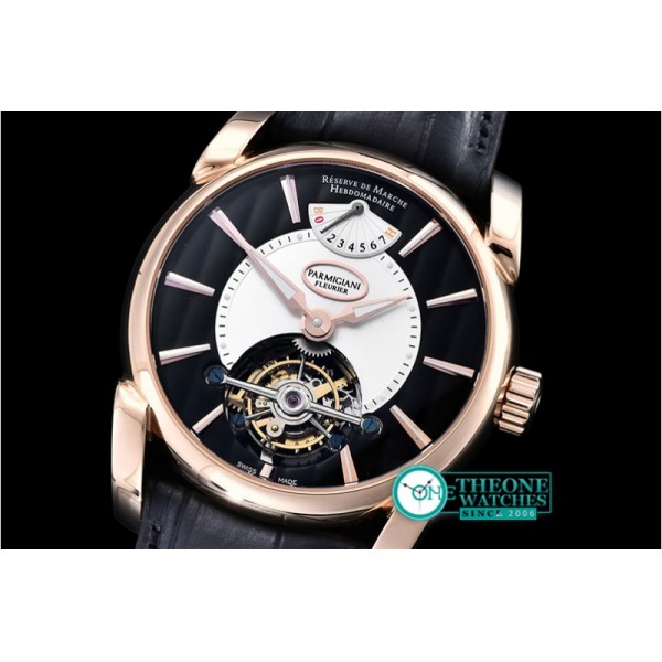 Parmigiani Fleurier - Parmigiani Tonda 42 Tourbillon RG/LE Black Tourbillon