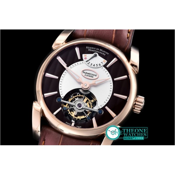 Parmigiani Fleurier - Parmigiani Tonda 42 Tourbillon RG/LE Brown Tourbillon