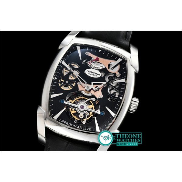 Parmigiani Fleurier - Kalpa Hebdomadaire Tourbillon SS/LE Blk Asia HW Tourbillon