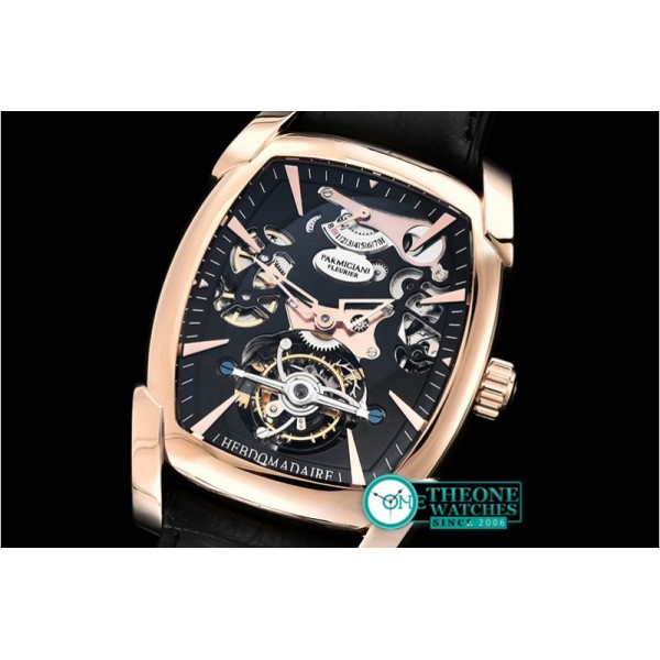 Parmigiani Fleurier - Kalpa Hebdomadaire Tourbillon RG/LE Blk Asia HW Tourbillon