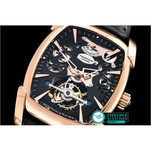 Parmigiani Fleurier - Kalpa Hebdomadaire Tourbillon RG/LE Blk Asia HW Tourbillon