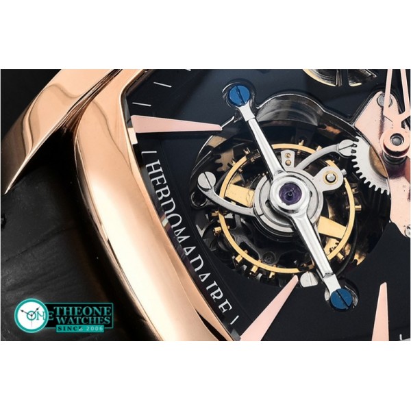 Parmigiani Fleurier - Kalpa Hebdomadaire Tourbillon RG/LE Blk Asia HW Tourbillon