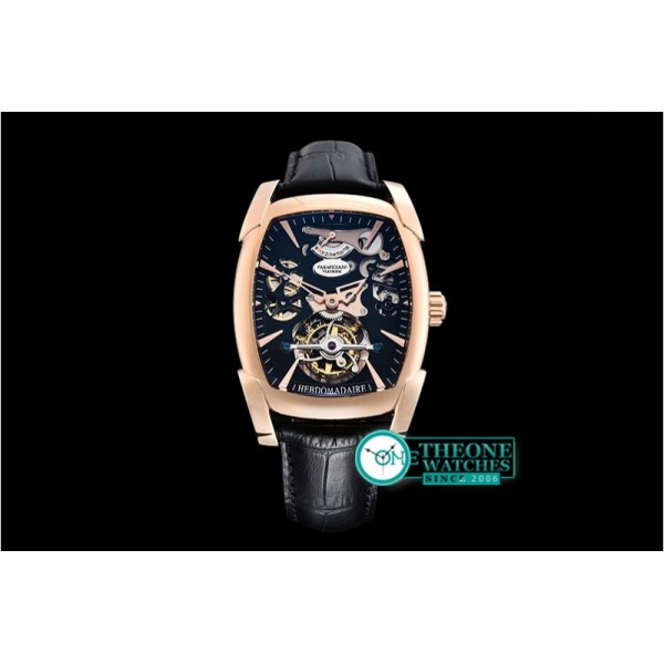 Parmigiani Fleurier - Kalpa Hebdomadaire Tourbillon RG/LE Blk Asia HW Tourbillon