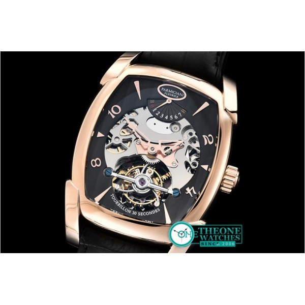 Parmigiani Fleurier - Kalpa Hebdomadaire Tourbillon RG/LE Blk Asia HW Tourbillon