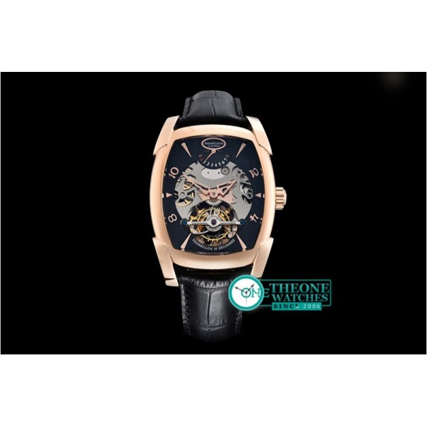 Parmigiani Fleurier - Kalpa Hebdomadaire Tourbillon RG/LE Blk Asia HW Tourbillon